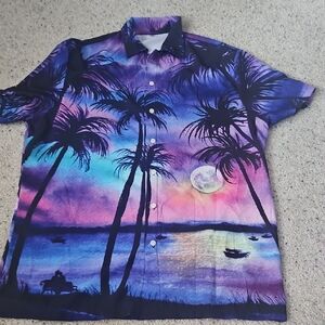 Tropical Sunset Men's Shirt